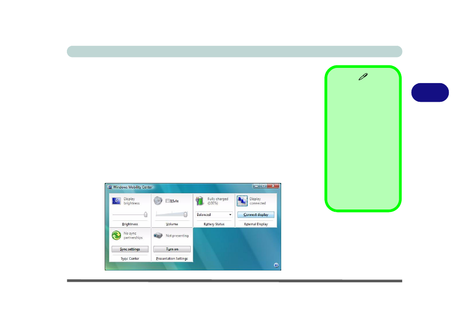 Conserving battery power, Conserving battery power -11 | chiliGREEN M860TU User Manual | Page 61 / 232