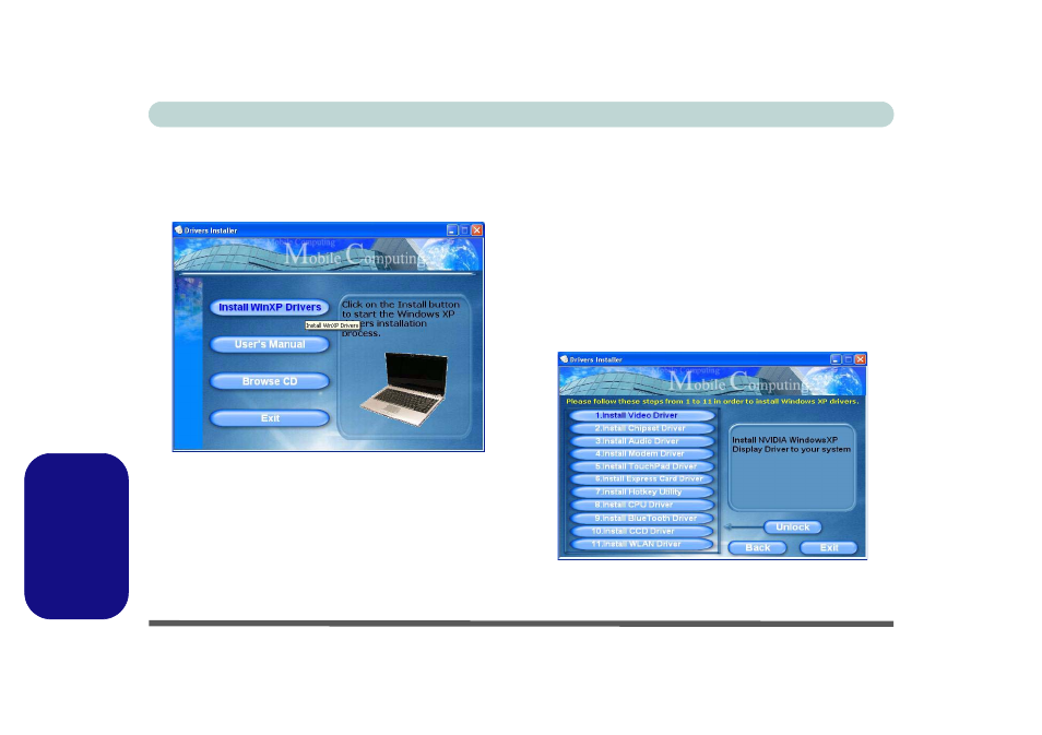 Applicazione drivers installer, Italiano | chiliGREEN M665JE User Manual | Page 194 / 206