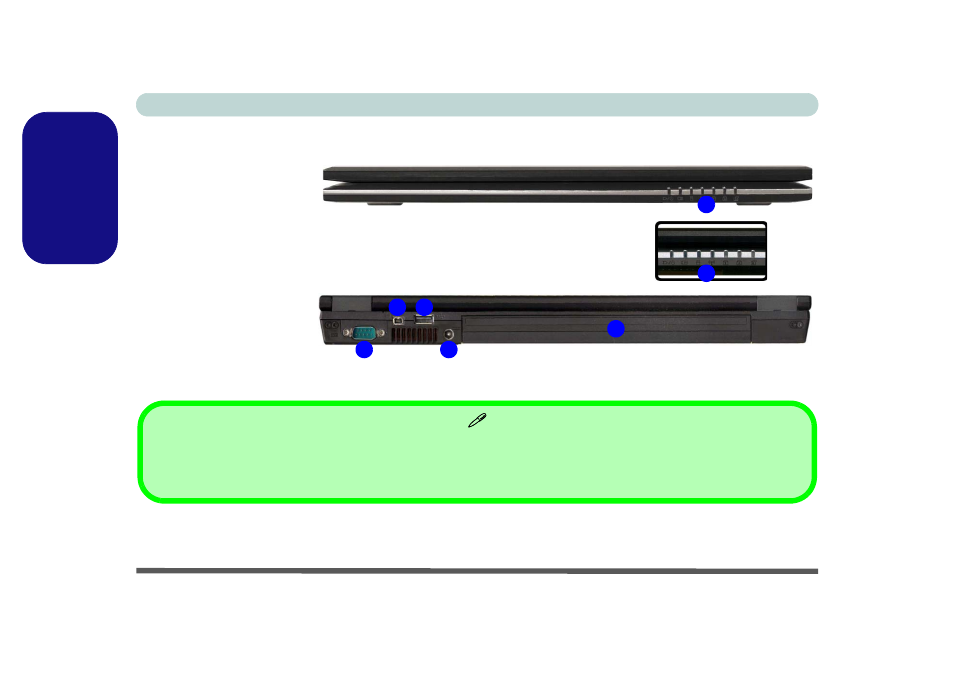System map: front & rear views, English | chiliGREEN M665JE User Manual | Page 22 / 206