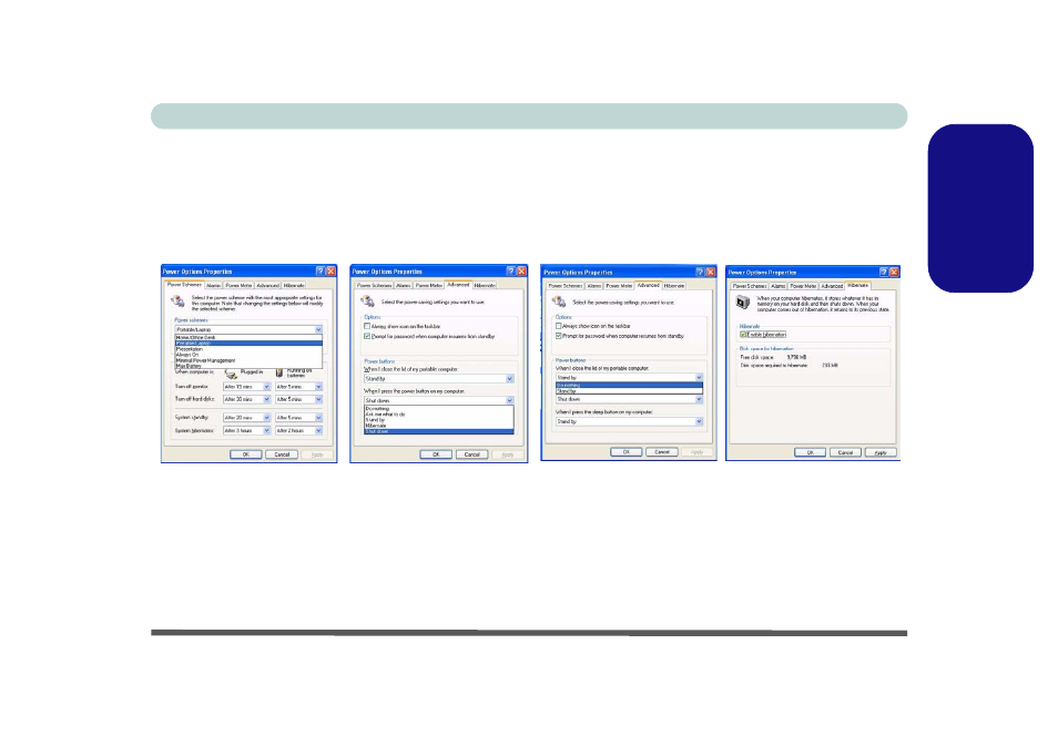 Power management features | chiliGREEN M665JE User Manual | Page 31 / 206