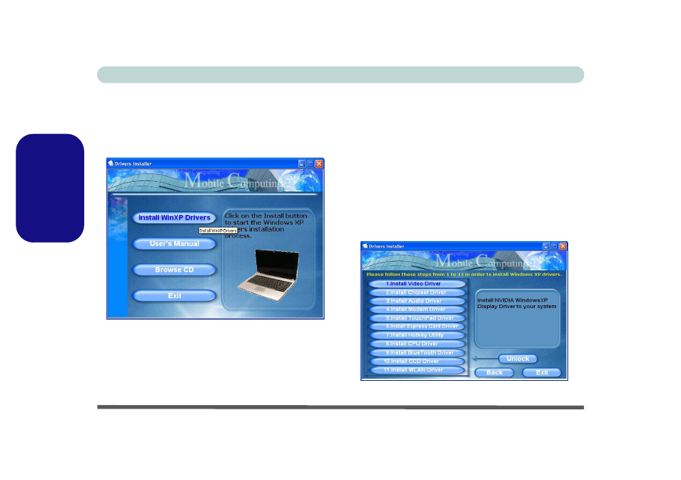 Programm drivers installer, De uts c he | chiliGREEN M665JE User Manual | Page 74 / 206