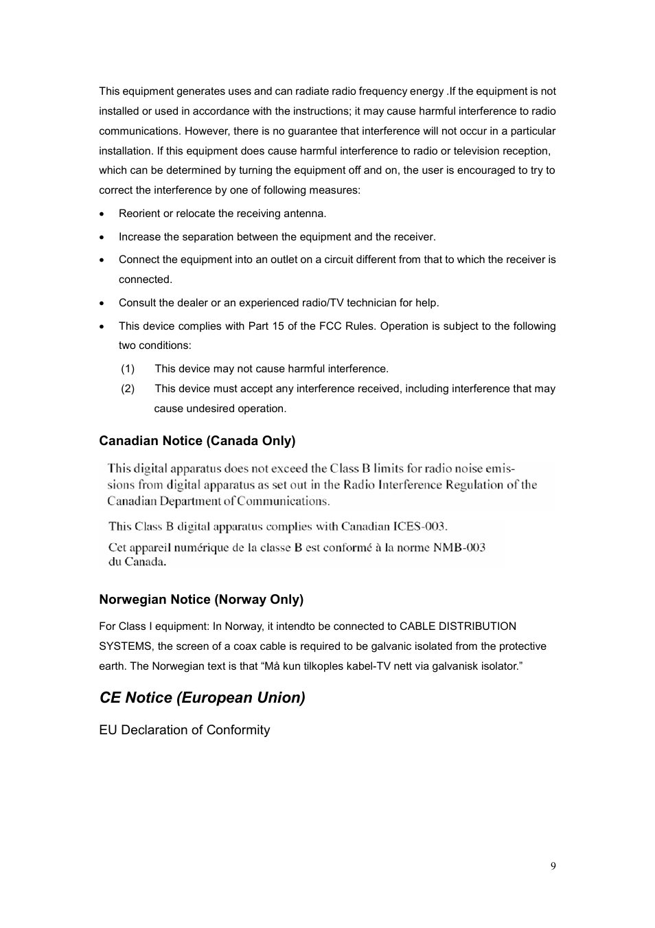 Ce notice (european union) | chiliGREEN CBL21 User Manual | Page 10 / 68
