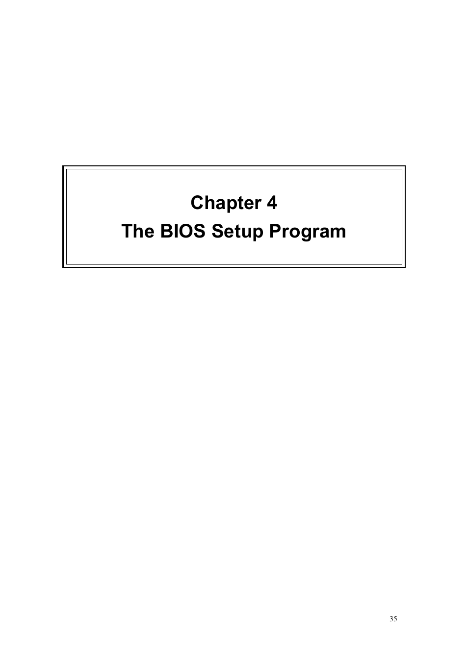 Chapter 4 the bios setup program | chiliGREEN CBL21 User Manual | Page 36 / 68