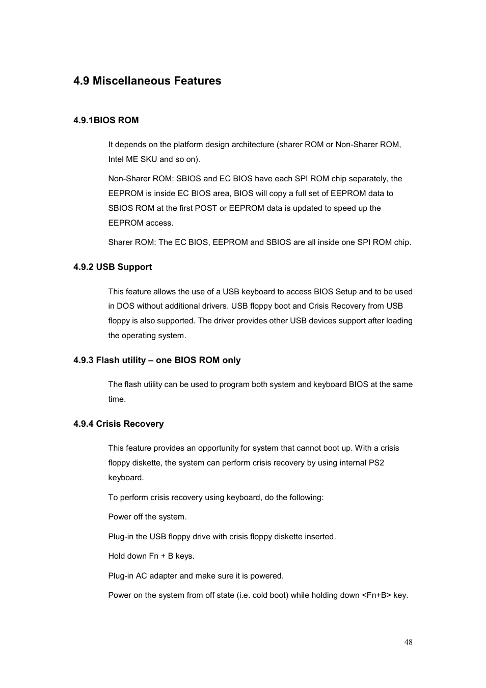 9 miscellaneous features | chiliGREEN CBL21 User Manual | Page 49 / 68