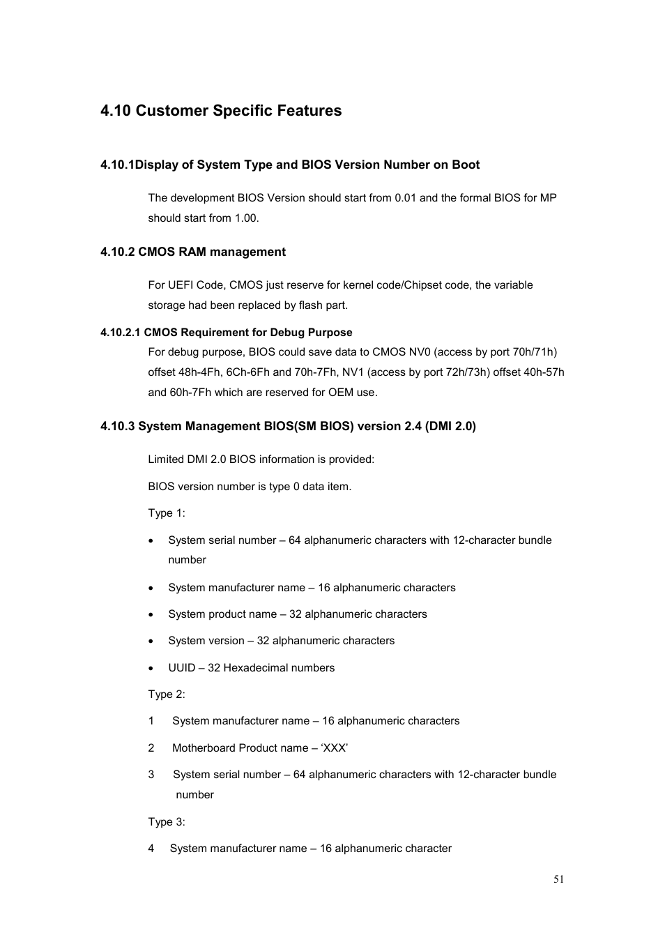 10 customer specific features | chiliGREEN CBL21 User Manual | Page 52 / 68