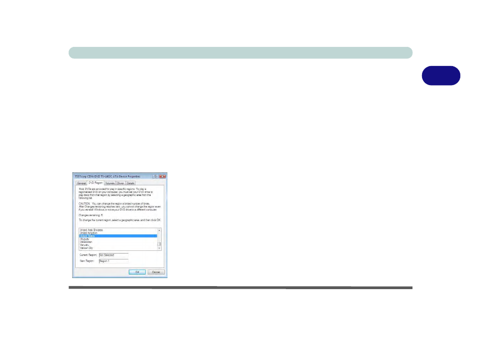 Dvd regional codes, Dvd regional codes -5, 2dvd regional codes | chiliGREEN C5500Q User Manual | Page 44 / 191