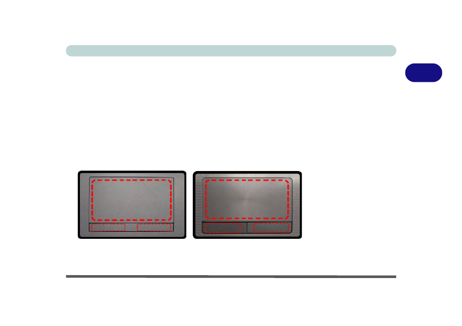 Touchpad and buttons/mouse, Touchpad and buttons/mouse -7 | chiliGREEN C5500Q User Manual | Page 46 / 191