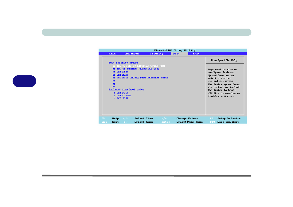 Boot menu | chiliGREEN C5500Q User Manual | Page 95 / 191
