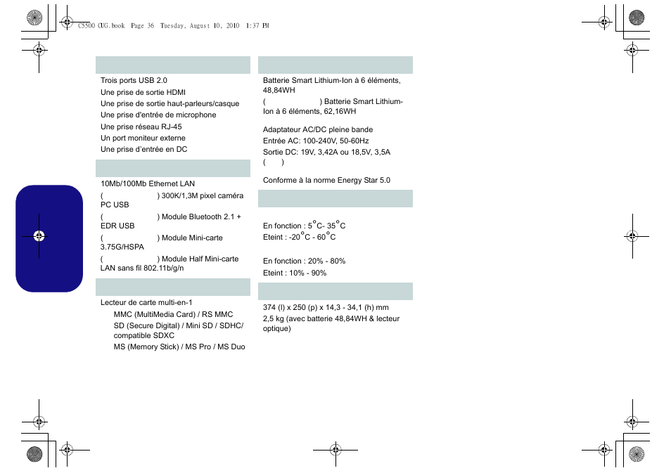 Français | chiliGREEN C5500Q User Manual | Page 38 / 62