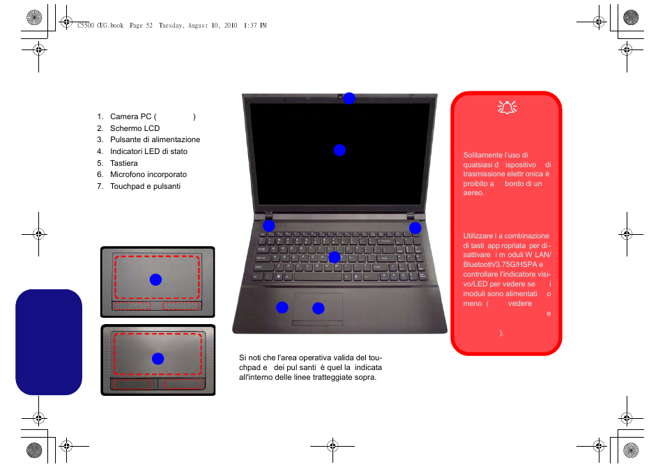 Italiano | chiliGREEN C5500Q User Manual | Page 54 / 62