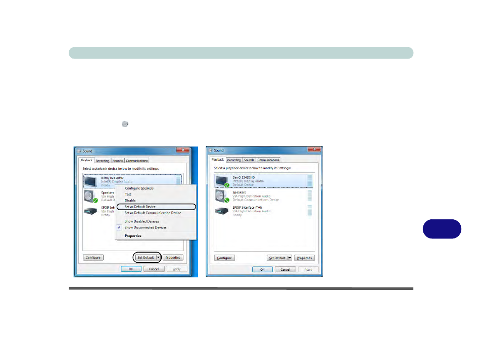 Hdmi audio configuration | chiliGREEN B5130 User Manual | Page 231 / 248