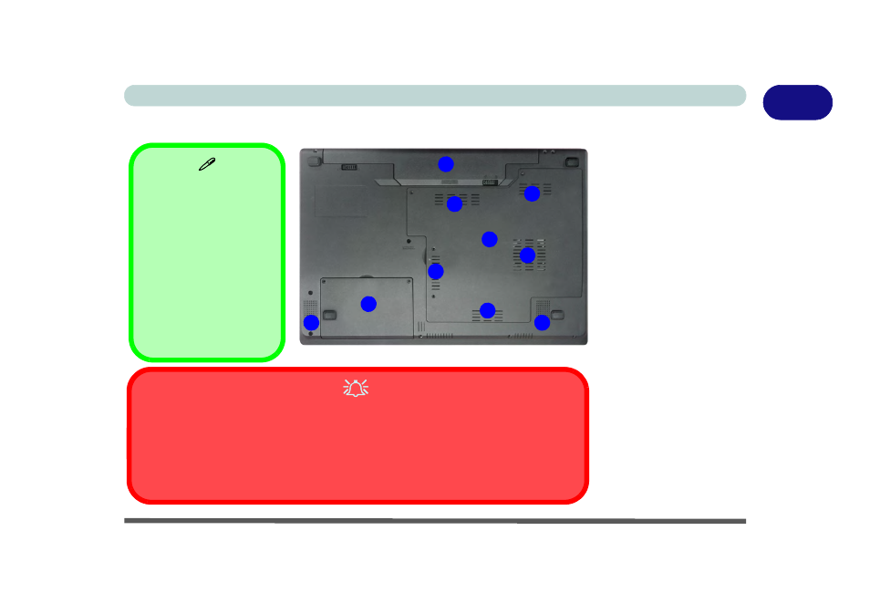 System map: bottom view - model a, System map: bottom view - model a -15 | chiliGREEN B5130 User Manual | Page 39 / 248