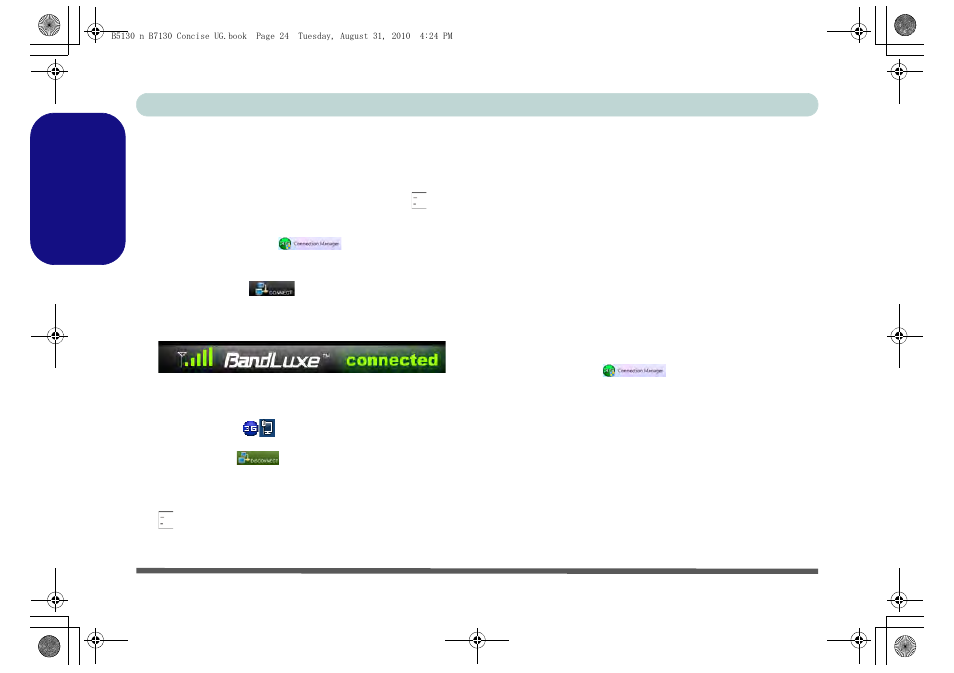 Bandluxe hsdpa - connection manager, Creating a profile, English | chiliGREEN B5130 User Manual | Page 28 / 164