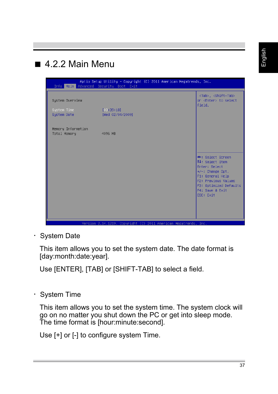 2 main menu | chiliGREEN A15CR03 User Manual | Page 37 / 43