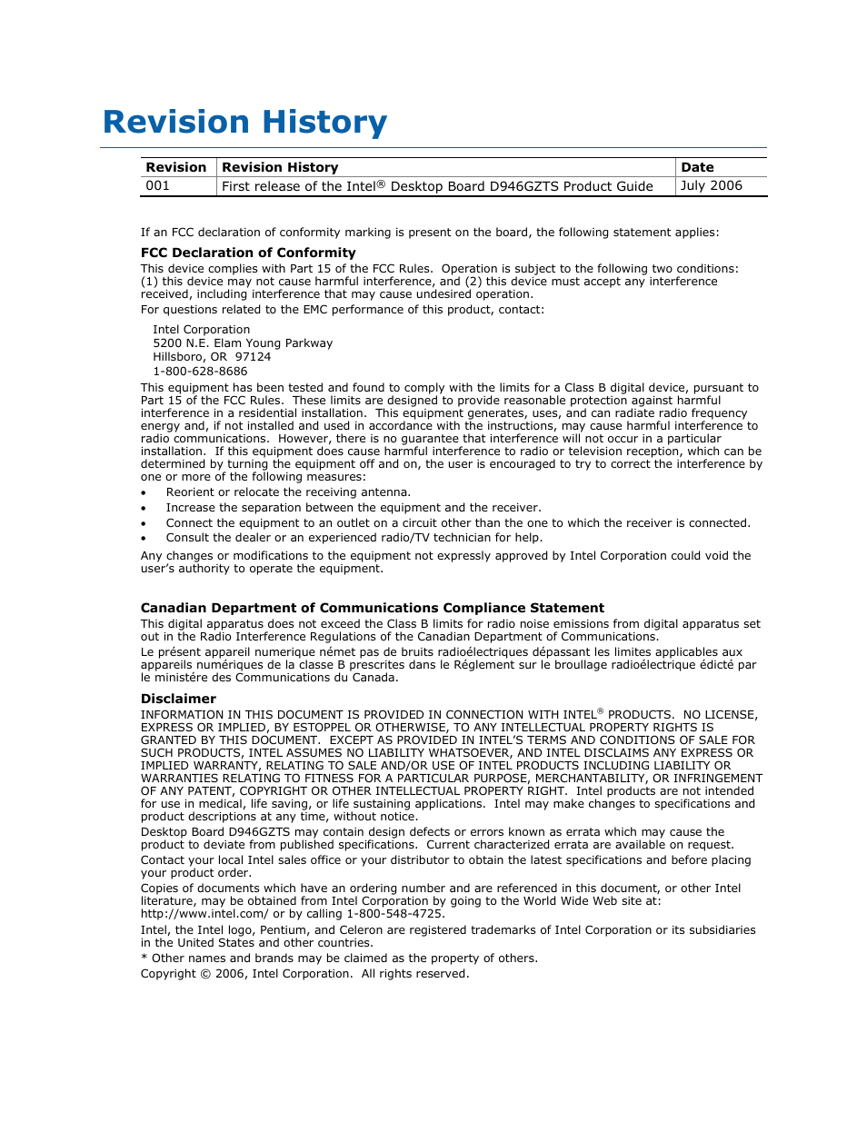 Revision history | chiliGREEN D946GZTS User Manual | Page 2 / 76
