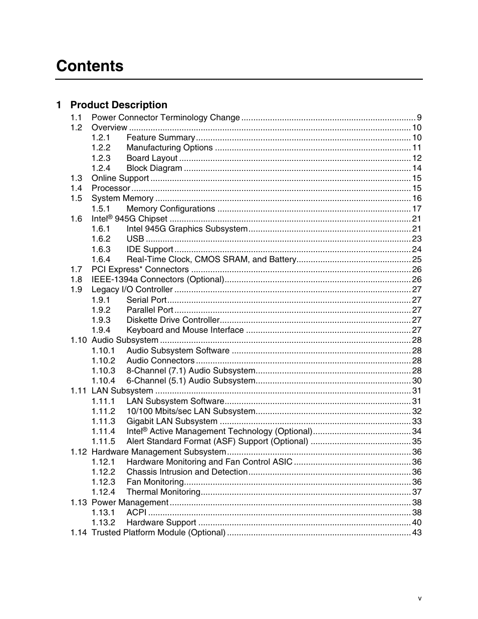 chiliGREEN D945GBZ User Manual | Page 5 / 92