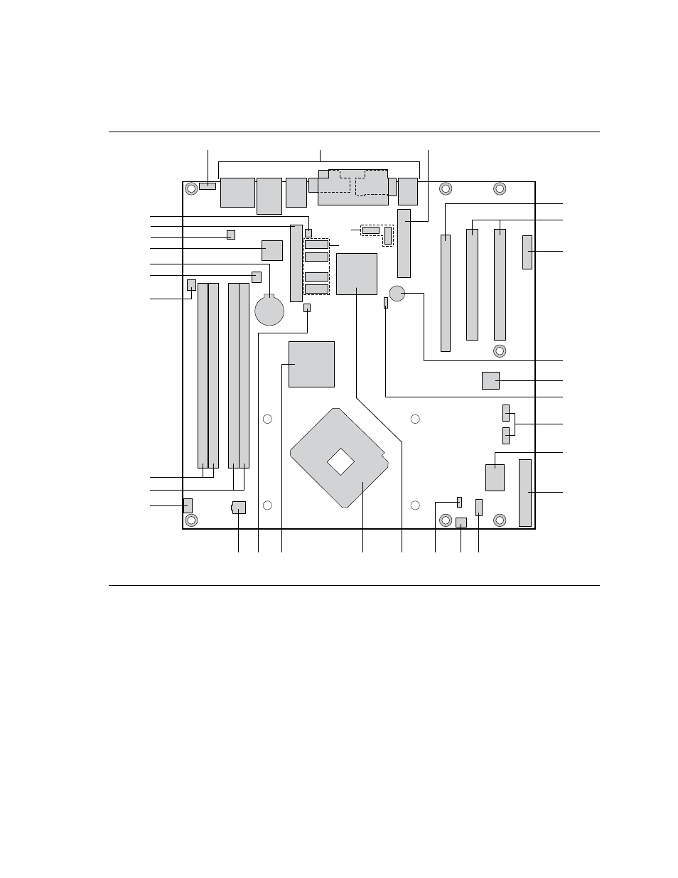 3 board layout, Board layout | chiliGREEN D945GBO User Manual | Page 12 / 92