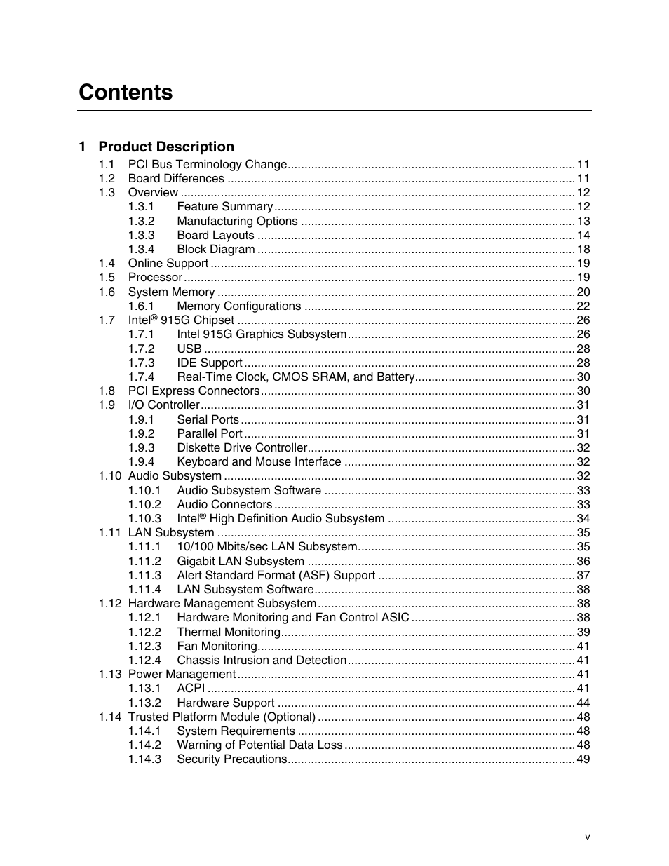 chiliGREEN D915GAGL User Manual | Page 5 / 106