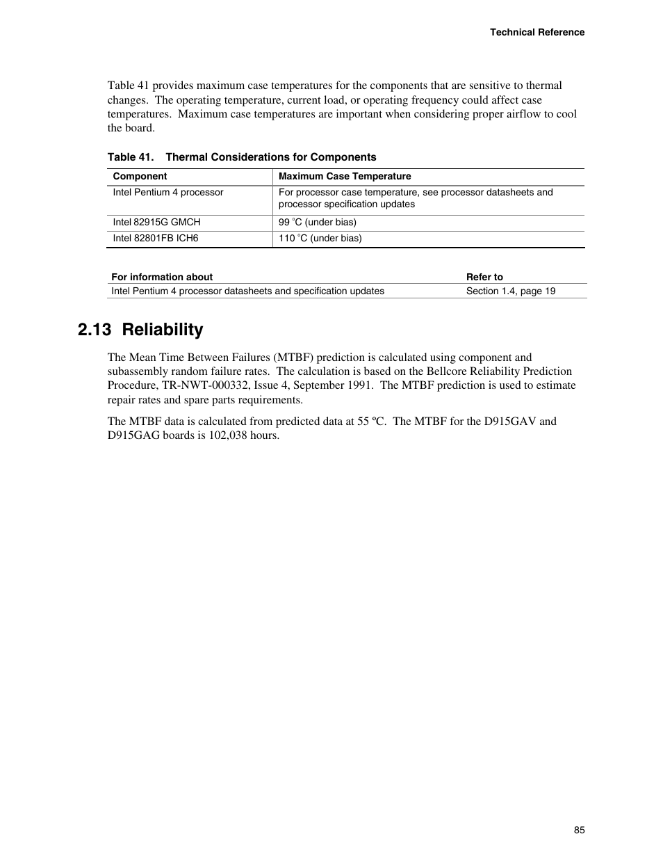 13 reliability | chiliGREEN D915GAGL User Manual | Page 85 / 106