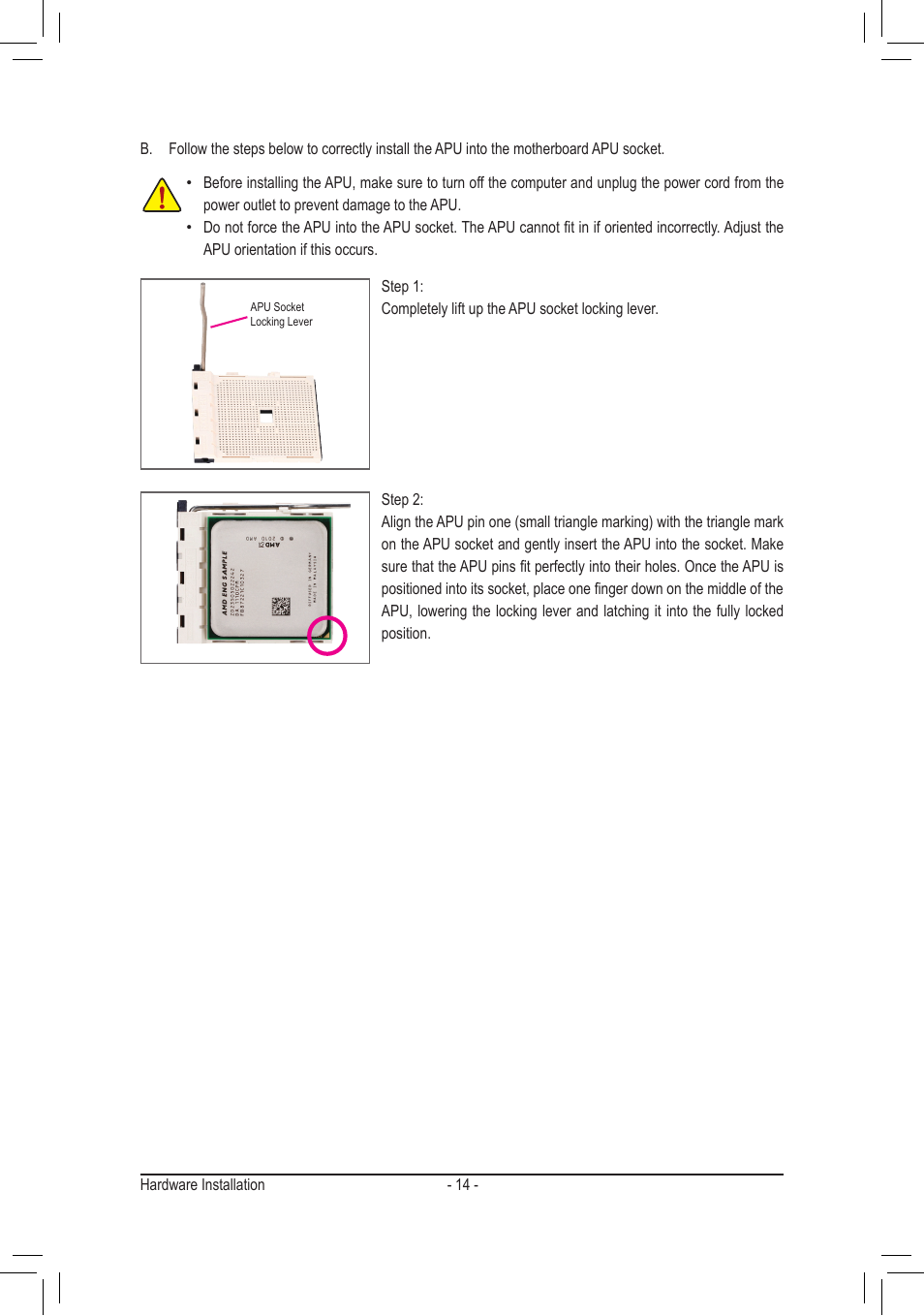 chiliGREEN GA-A75M-UD2H User Manual | Page 14 / 96