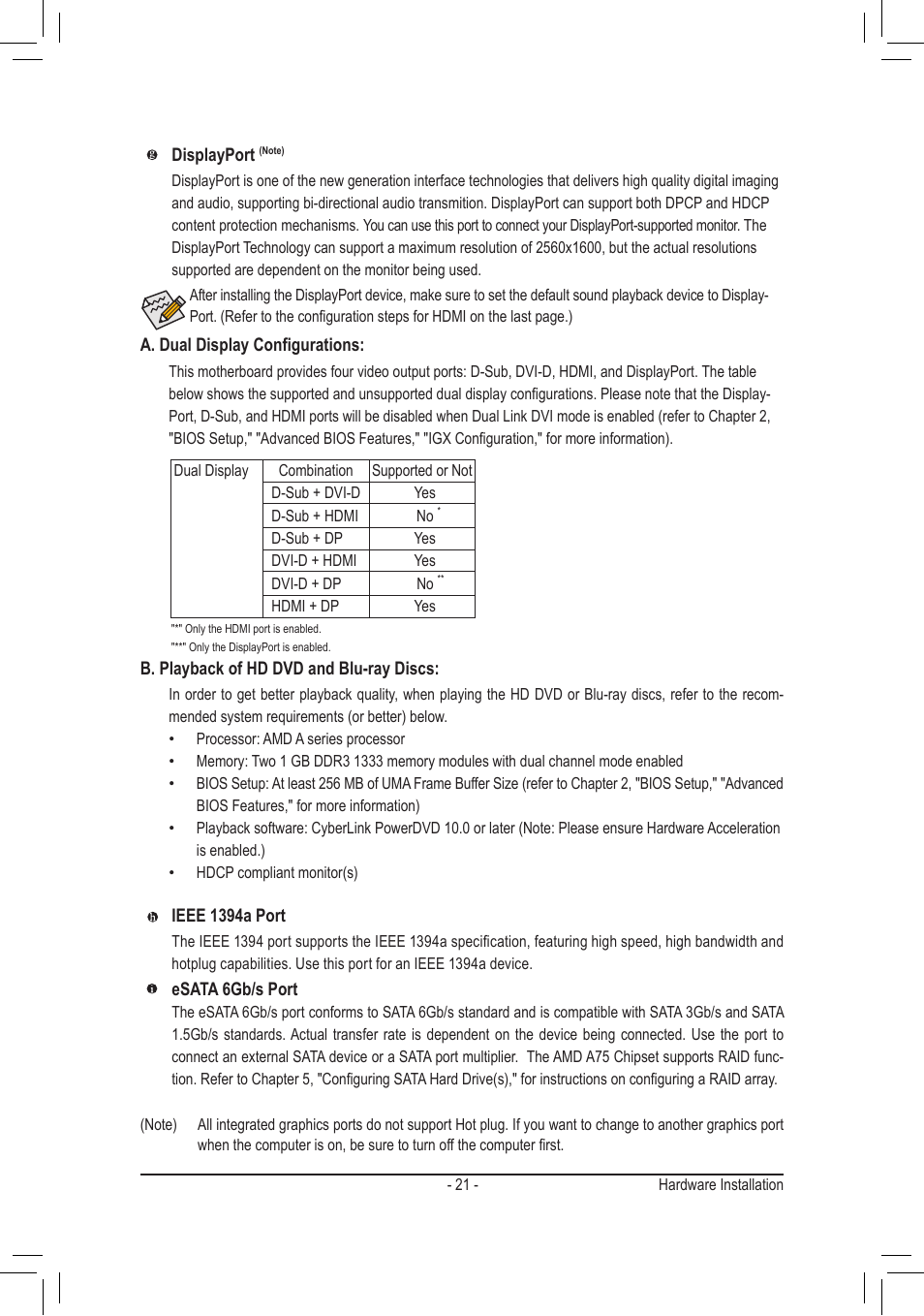 chiliGREEN GA-A75M-UD2H User Manual | Page 21 / 96