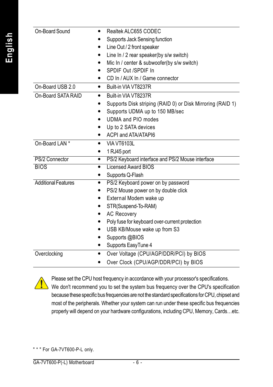English | chiliGREEN GA-7VT600-p-l User Manual | Page 10 / 112
