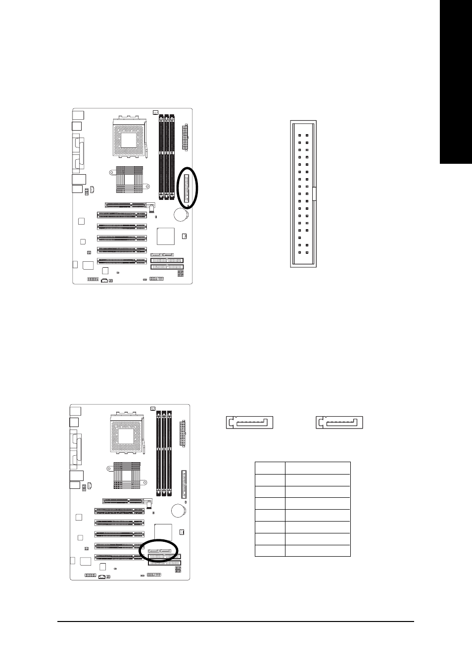 English, 5) fdd (floppy connector), 6) sata0 / sata1 (serial ata connector) | chiliGREEN GA-7VT600-p-l User Manual | Page 27 / 112