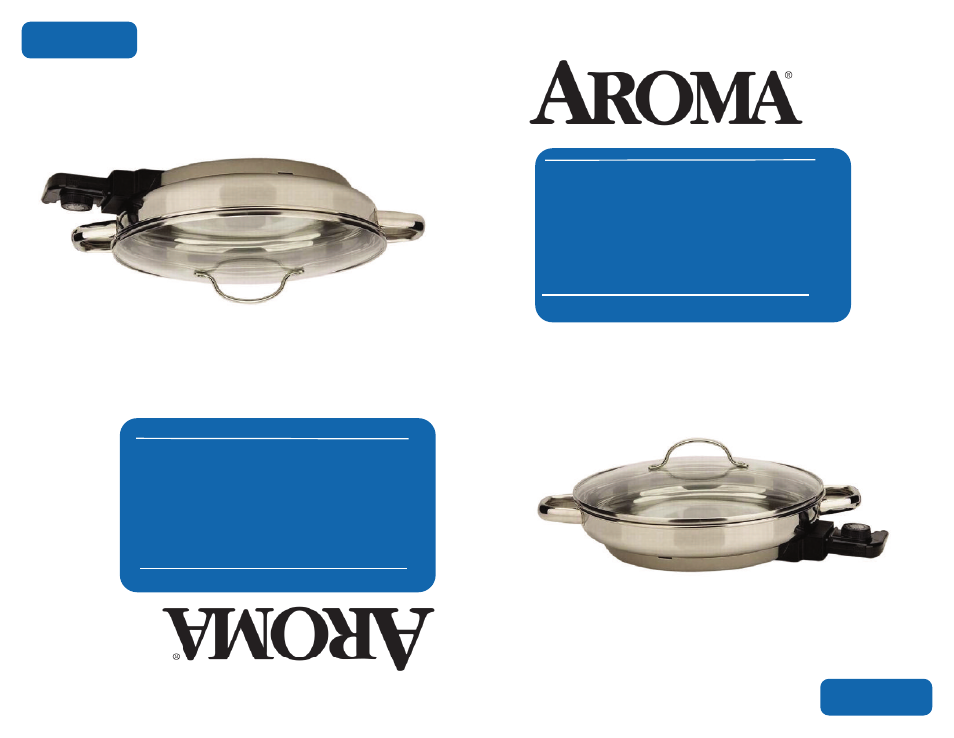 Aroma Housewares AFP-1600S User Manual | 14 pages