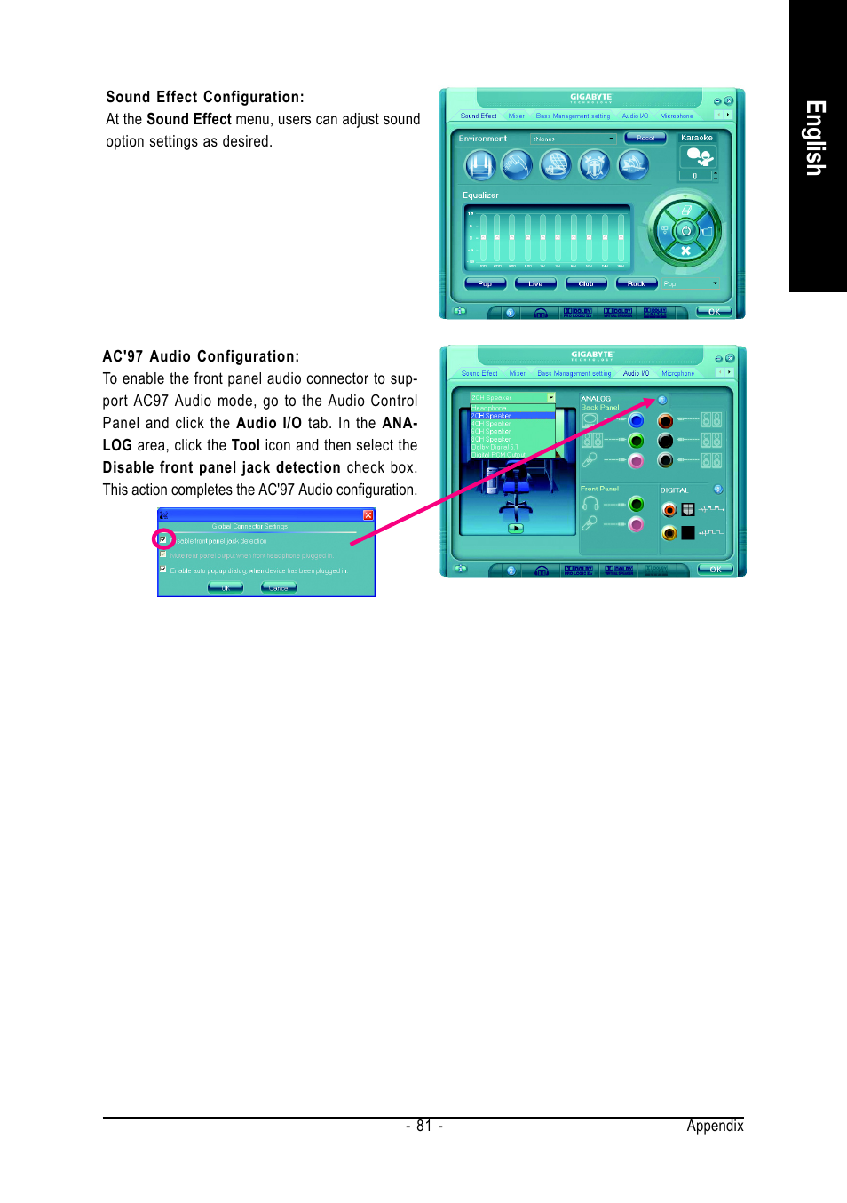 English | chiliGREEN GA-8I955X User Manual | Page 81 / 88