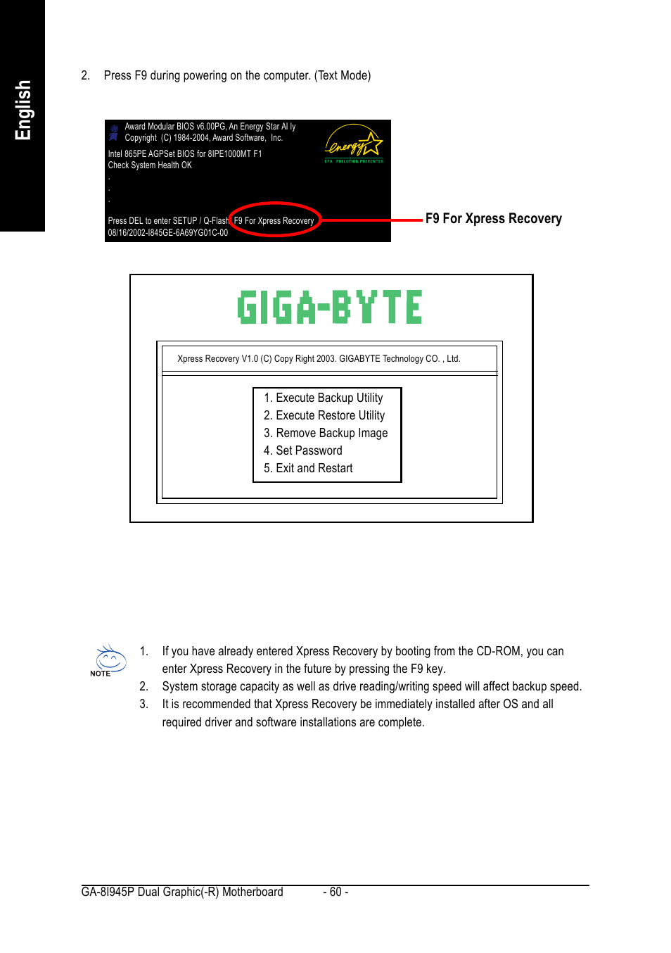 English | chiliGREEN GA-8I945P Duo Graphic User Manual | Page 60 / 88