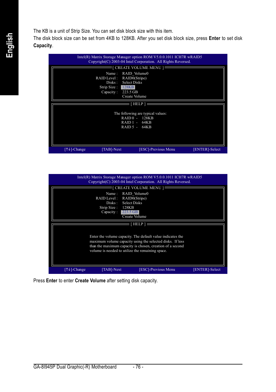 English | chiliGREEN GA-8I945P Duo Graphic User Manual | Page 76 / 88