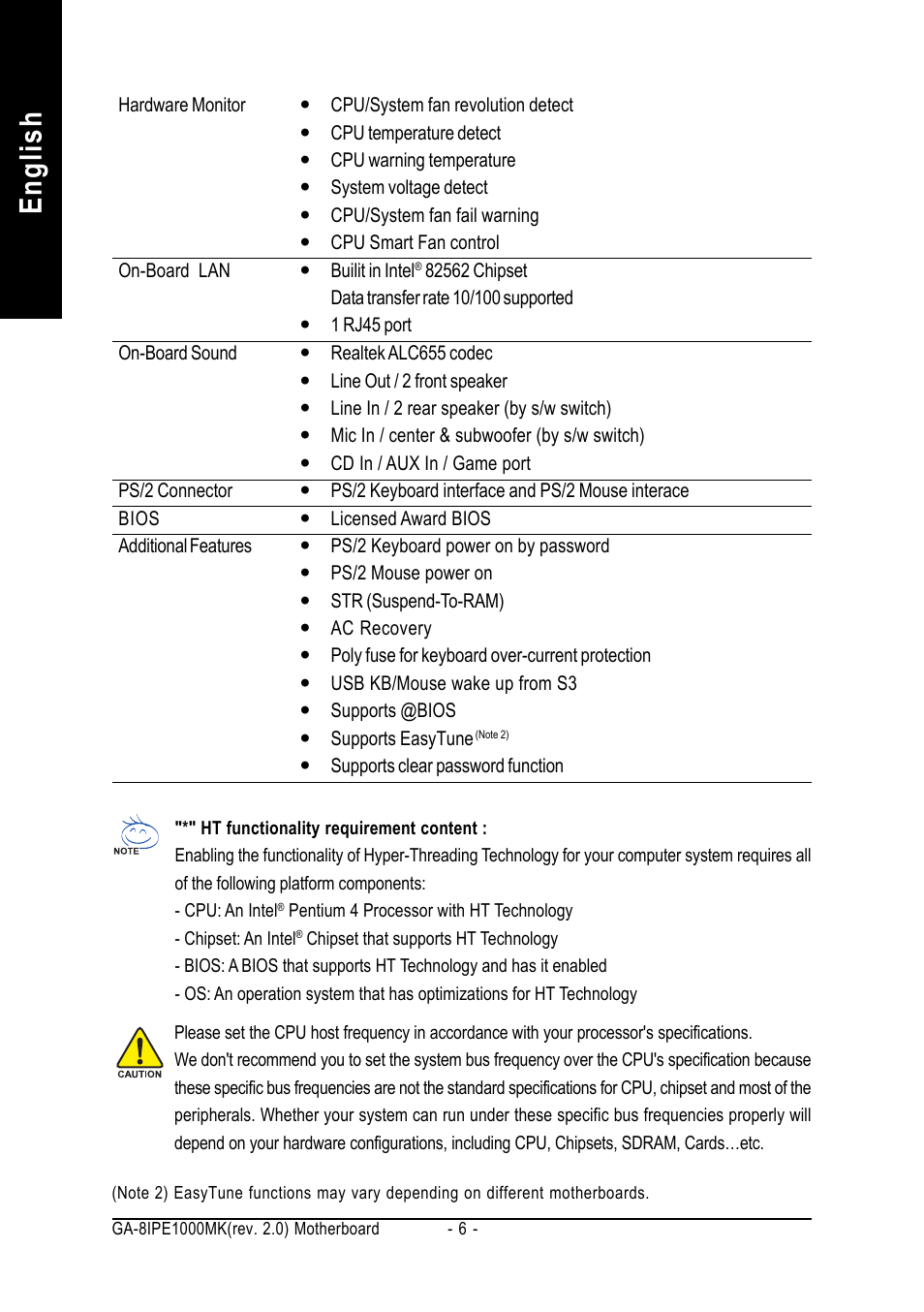 English | chiliGREEN GA-8IPE1000-MK User Manual | Page 10 / 96