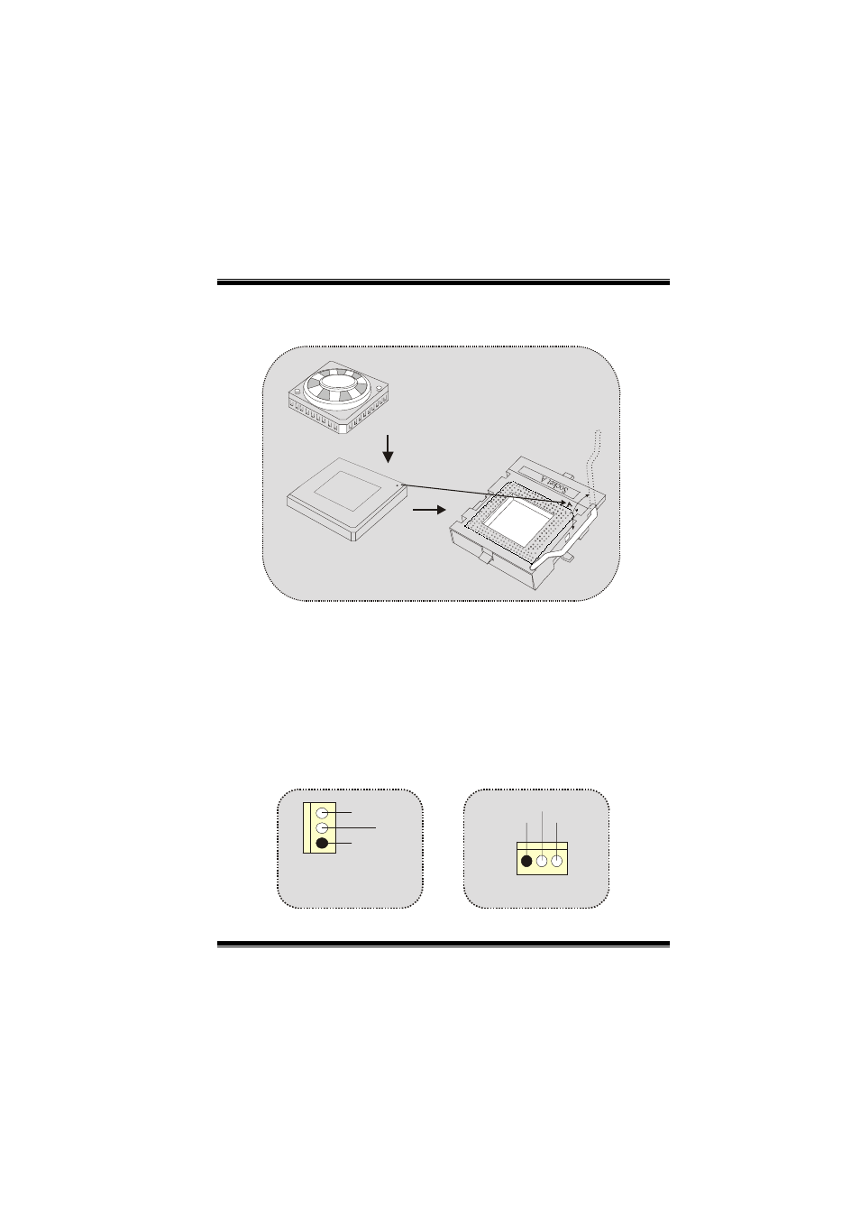Jcfan1, Jsfan1, Cpu installation | chiliGREEN M7VIT User Manual | Page 6 / 38