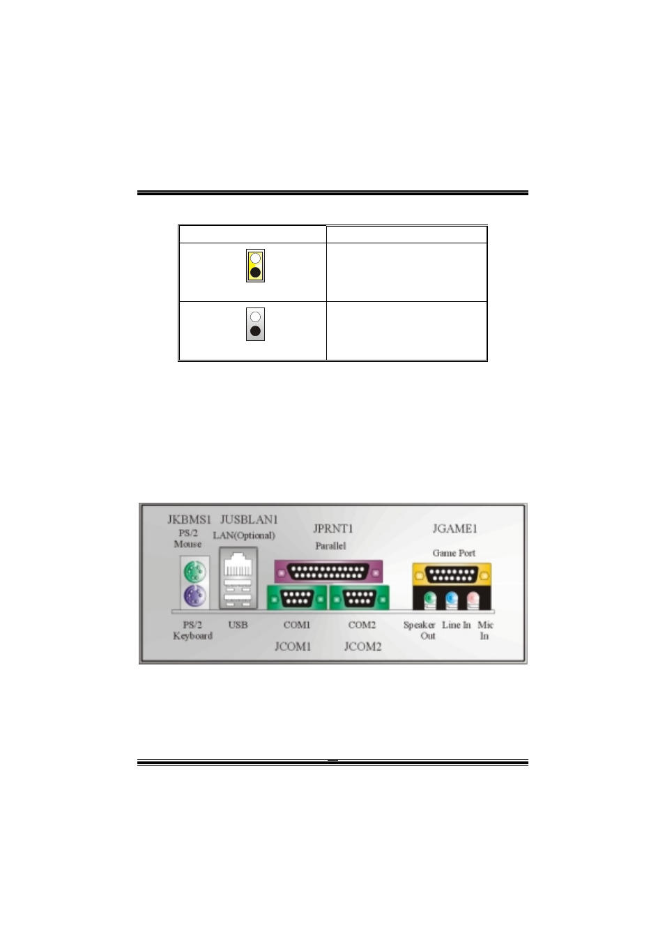 System operation mode: jclk3, Back panel connectors | chiliGREEN M7NCD-Ultra User Manual | Page 14 / 41