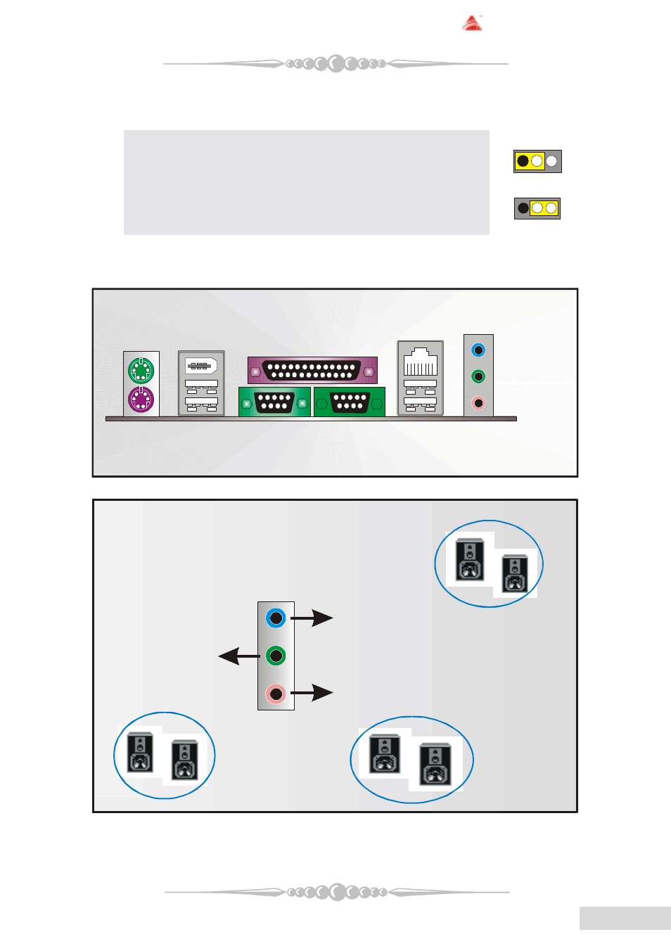 6 channel speakers | chiliGREEN K8VHA Pro User Manual | Page 19 / 31