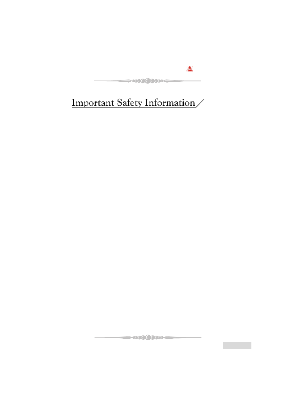 Important safety information, English | chiliGREEN K8VHA Pro User Manual | Page 3 / 31