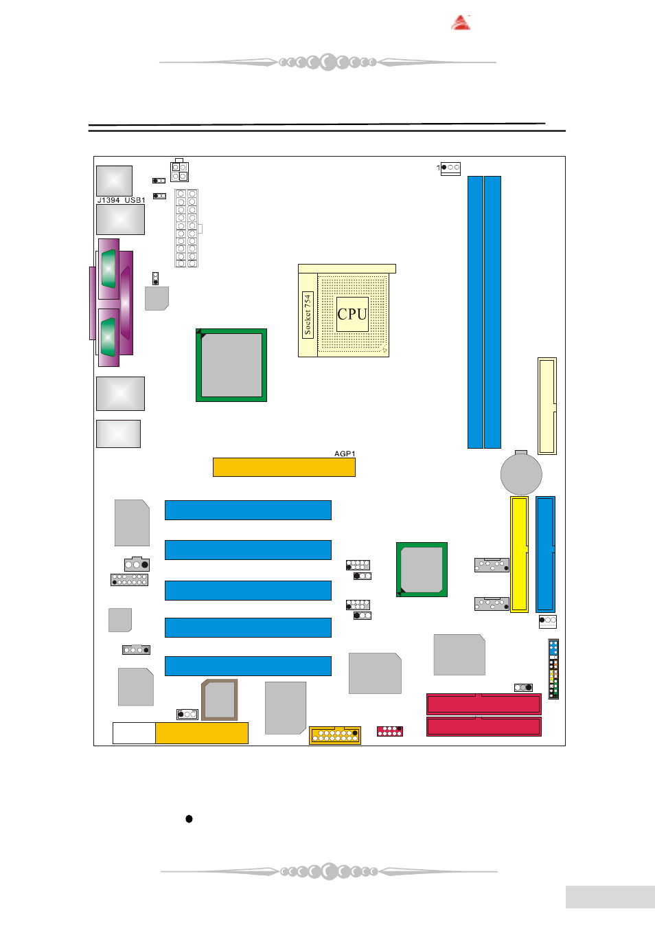Ection 1. layout of k8vha pro, English, Biostar motherboard | K8t800, Vt8237 | chiliGREEN K8VHA Pro User Manual | Page 5 / 31