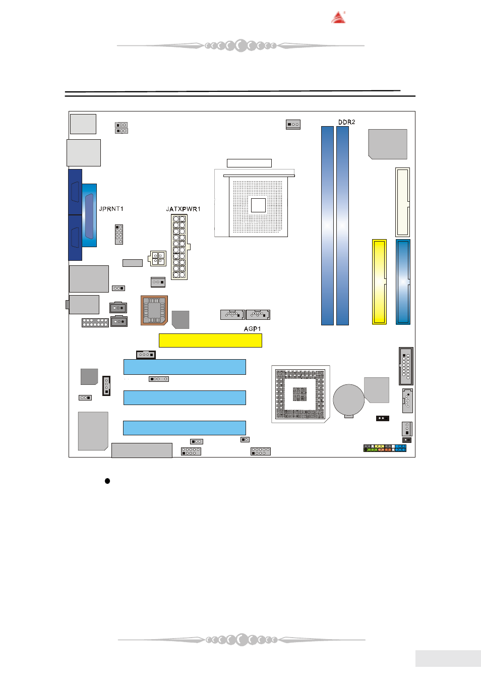 Section 2. component index, Section 1. layout of k8nha-m grand, Ection 1. layout of k8nha-m grand | English, Biostar motherboard | chiliGREEN K8NHA-M Grand User Manual | Page 5 / 32