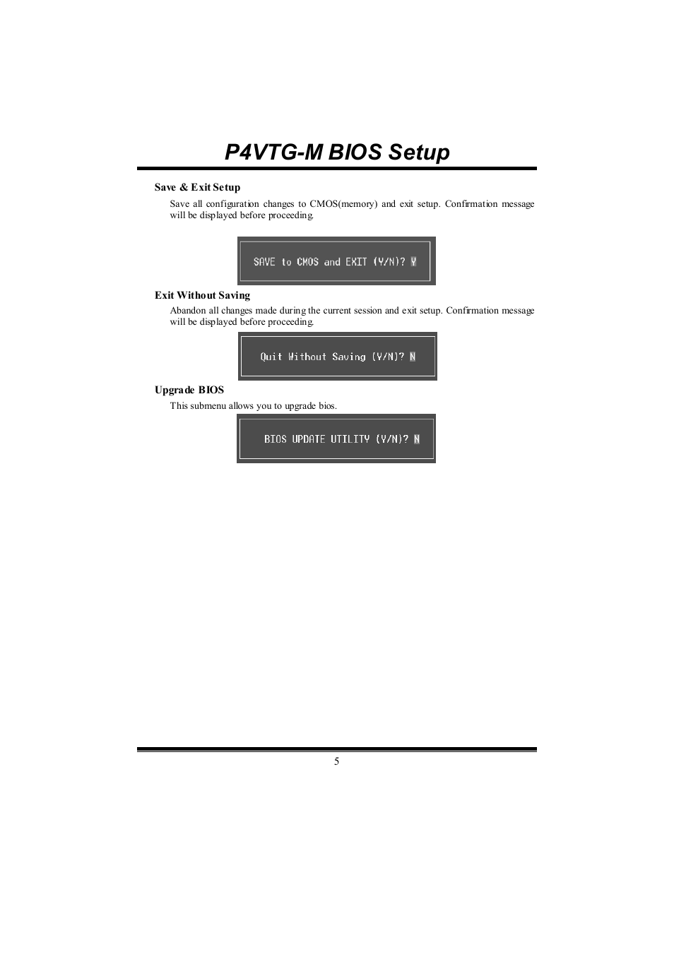 P4vtg-m bios setup | chiliGREEN P4VTGM User Manual | Page 30 / 56