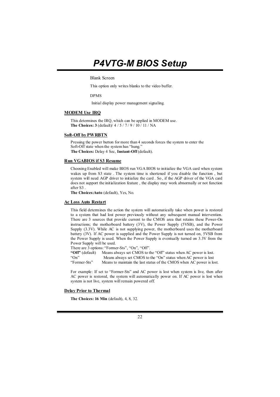 P4vtg-m bios setup | chiliGREEN P4VTGM User Manual | Page 47 / 56