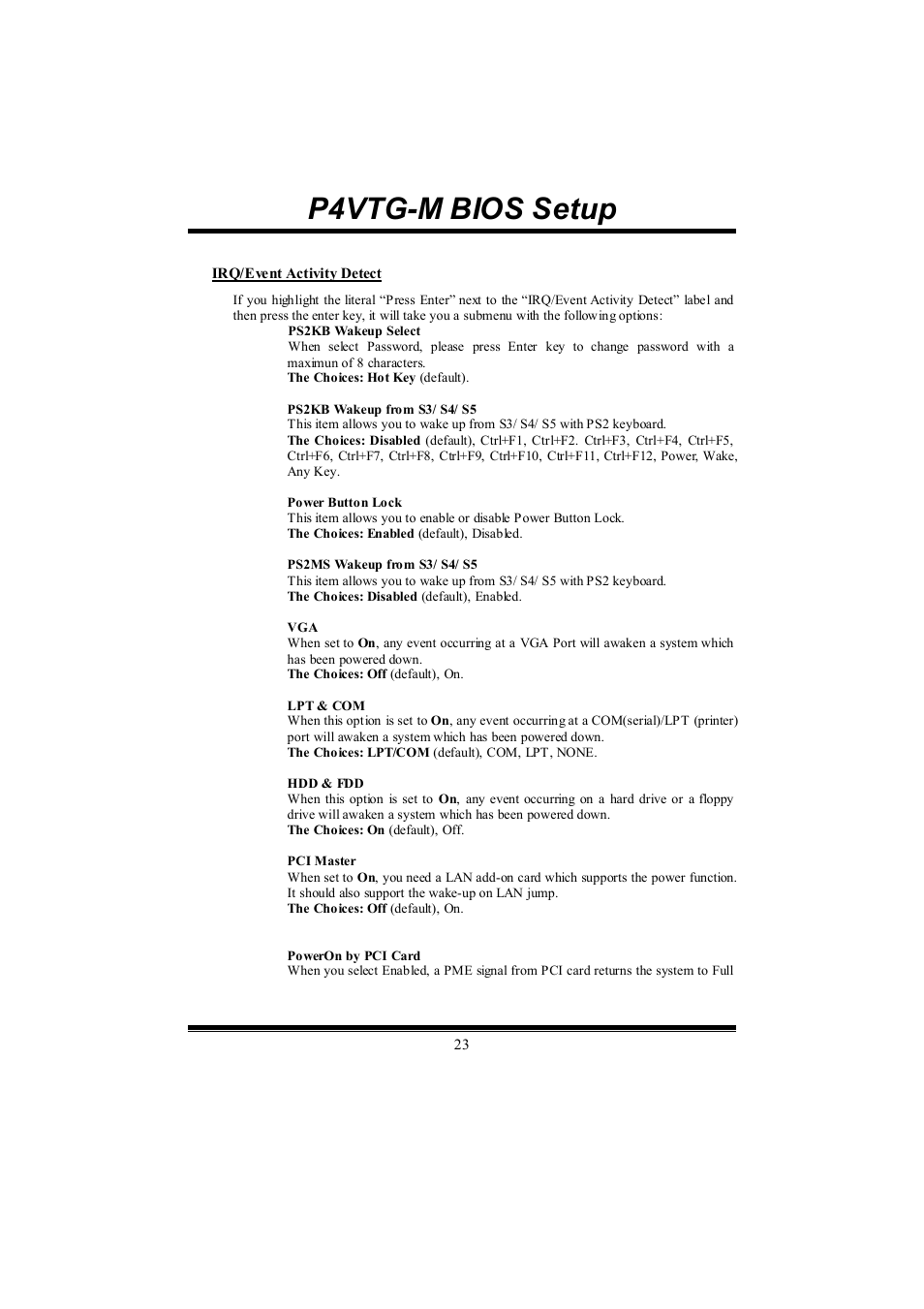 P4vtg-m bios setup | chiliGREEN P4VTGM User Manual | Page 48 / 56