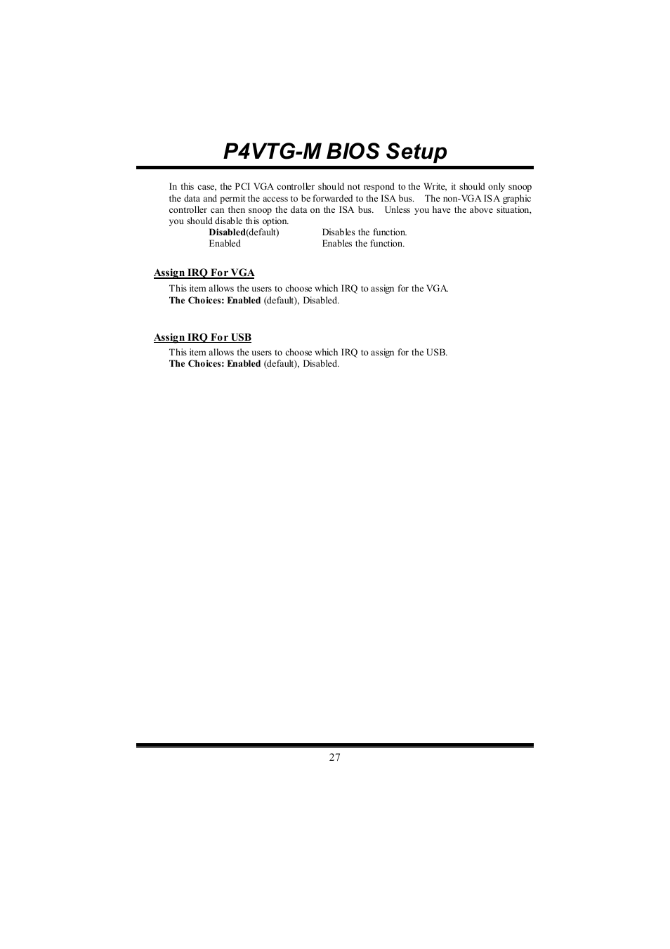 P4vtg-m bios setup | chiliGREEN P4VTGM User Manual | Page 52 / 56