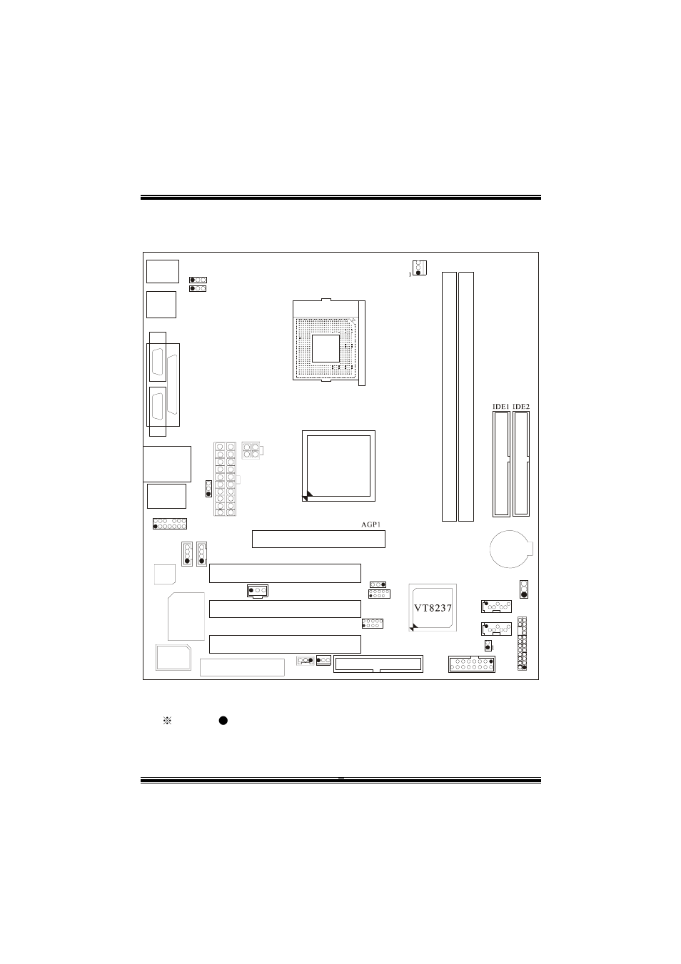 Layout of p4vtc, Pt800, Di m m 2 di m m 1 | chiliGREEN P4VTC User Manual | Page 3 / 28