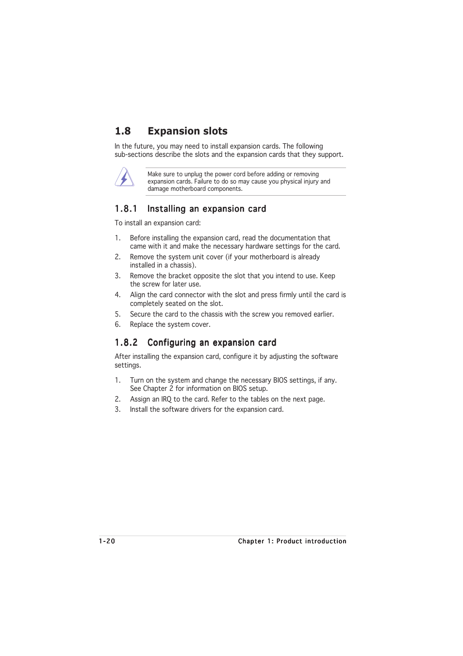 8 expansion slots | chiliGREEN P5VDC-MX User Manual | Page 32 / 94