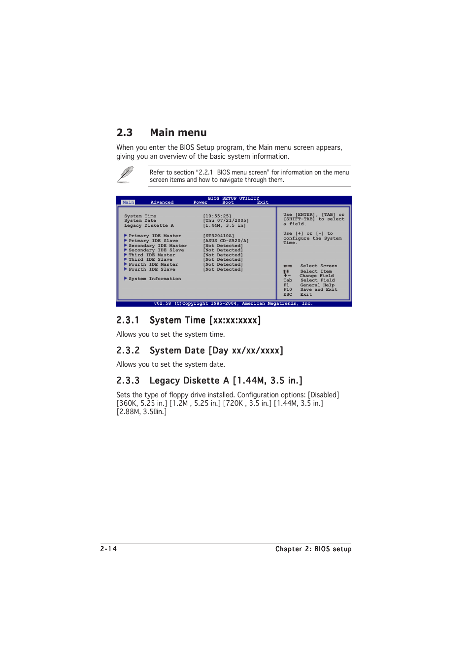 3 main menu | chiliGREEN P5VDC-MX User Manual | Page 60 / 94