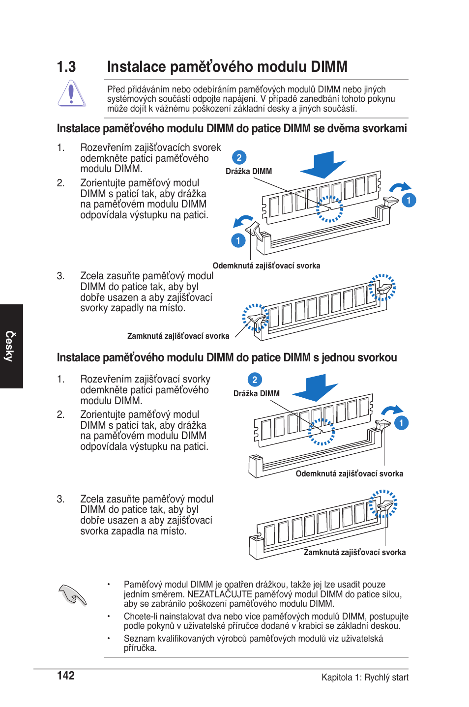 3 instalace paměťového modulu dimm | chiliGREEN P5G41T-M LX2 User Manual | Page 144 / 722