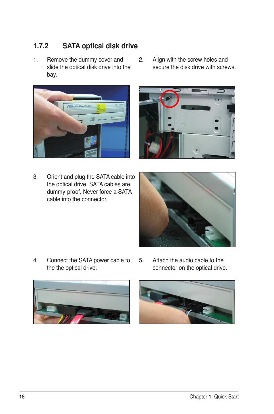 2 sata optical disk drive | chiliGREEN P5G41T-M LX2 User Manual | Page 19 / 722