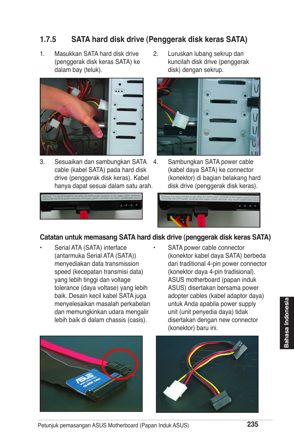 5 sata hard disk drive (penggerak disk keras sata) | chiliGREEN P5G41T-M LX2 User Manual | Page 237 / 722