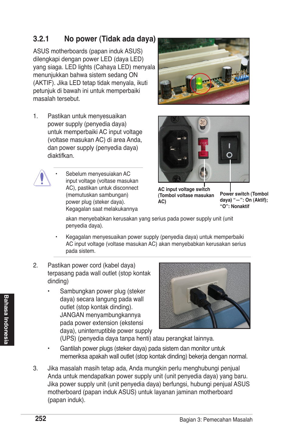1 no power (tidak ada daya) | chiliGREEN P5G41T-M LX2 User Manual | Page 254 / 722