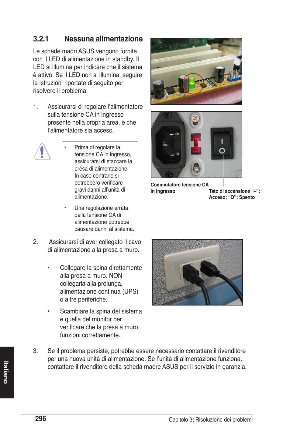 1 nessuna alimentazione | chiliGREEN P5G41T-M LX2 User Manual | Page 298 / 722